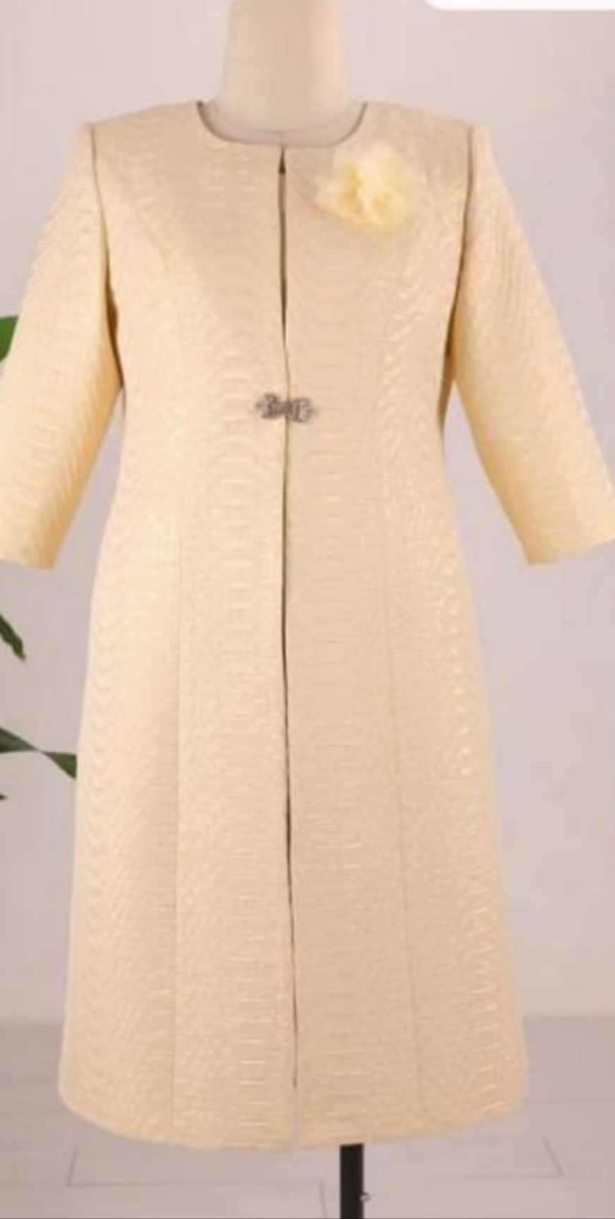 Woman’s Geenlinm Fashion 2 Piece Jacket + Dress