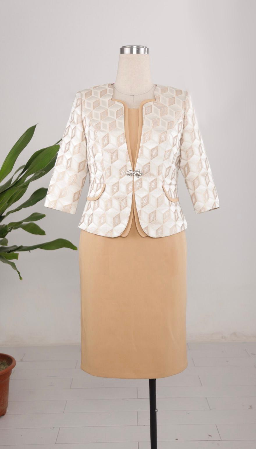 Women’s Light Brown/Tan Suit Collection + Dress