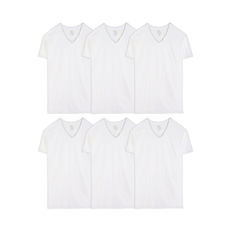 Men’s Fruit Of The Loom 6 Pack V Necks