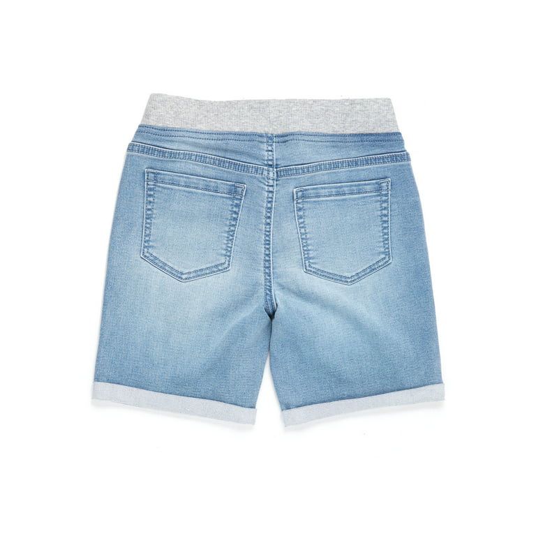 Girls Bermuda Shorts W Elastic Waist Stretch