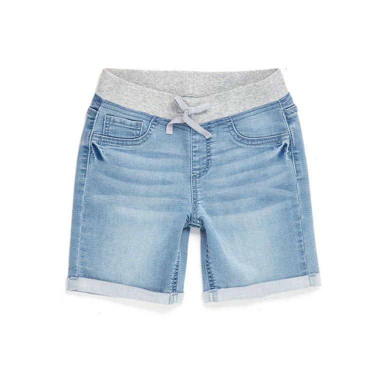 Girls Bermuda Shorts W Elastic Waist Stretch