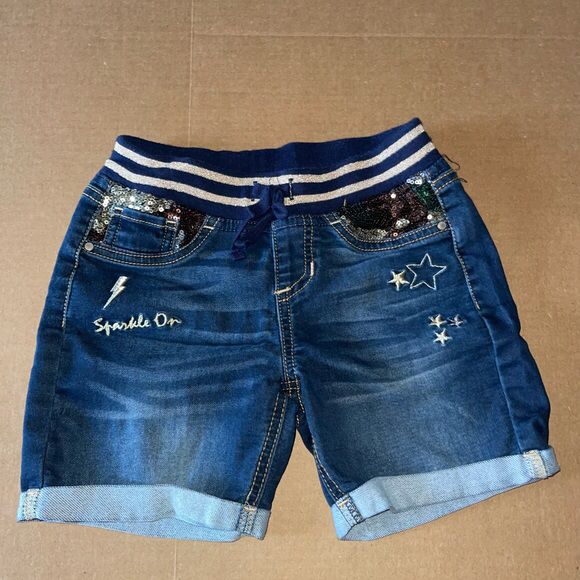 Girls Bermuda Shorts W Elastic Waist Stretch
