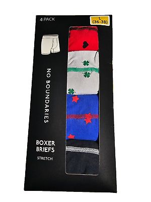 Men’s No Boundaries 4 Pack Boxer Briefs