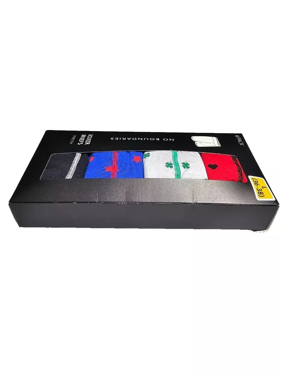 Men’s No Boundaries 4 Pack Boxer Briefs