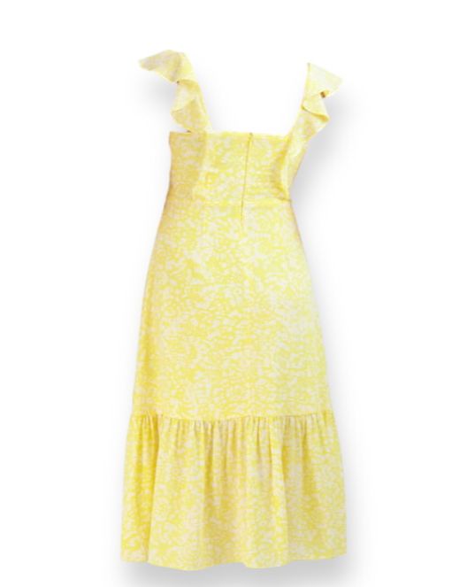 Paris Ruffle Midi Dress