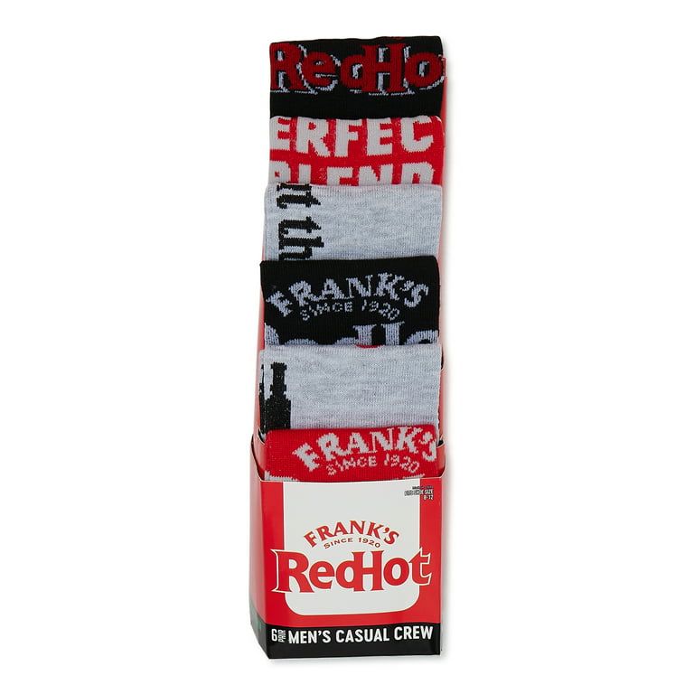 6 Pair Men’s Casual Crew Socks