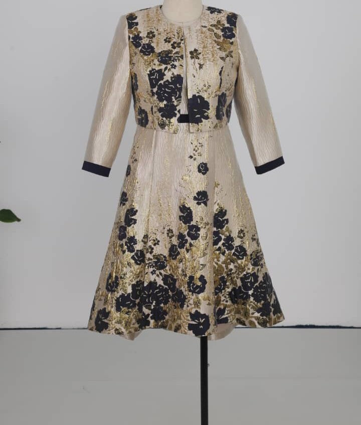 Dress and Vest 2 Piece Set Womans