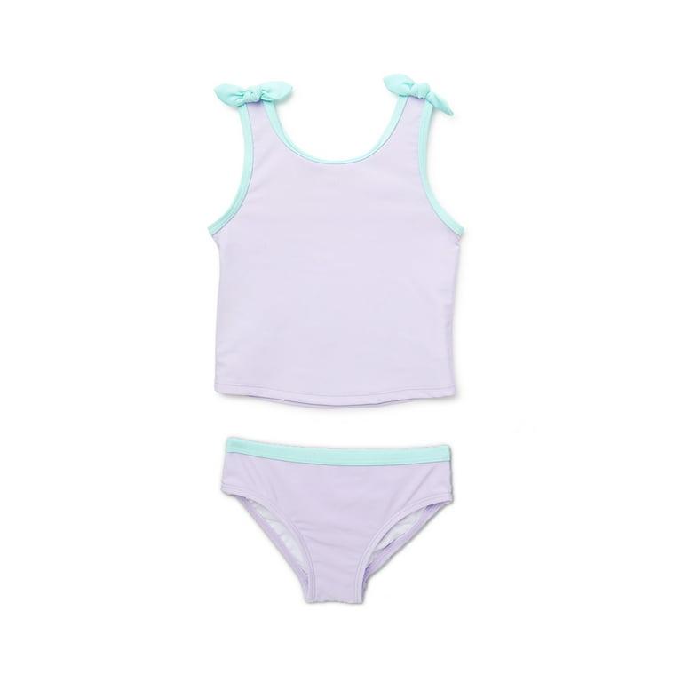 Wonder Nation Toddler Girl Takini Swimsuit