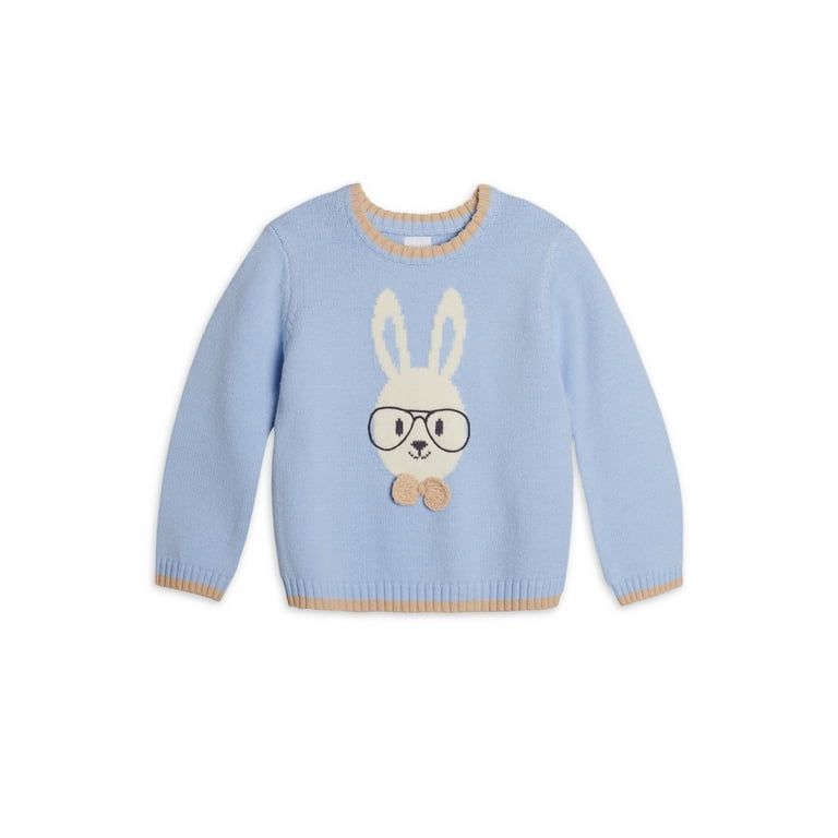 Wonder Nation Boys Long Sleeve Bunny Sweater Collection
