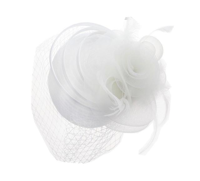 Unique Pillbox SATIN Hat With VEIL