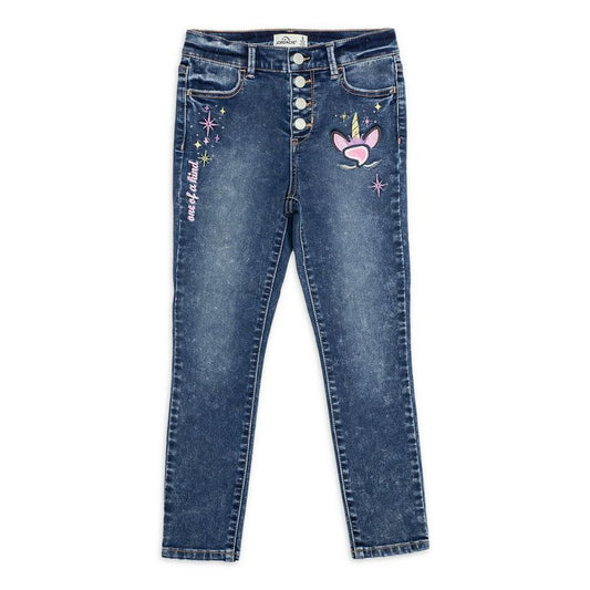 High Rise Dark Blue Jeans